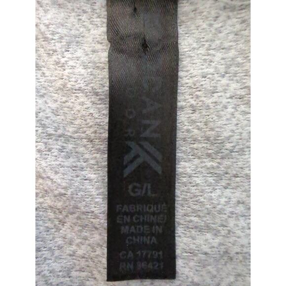 Kyodan Outdoor Gray & White Herringbone 1/4 Zip Tailored Pullover Womens Size L - Picture 3 of 6